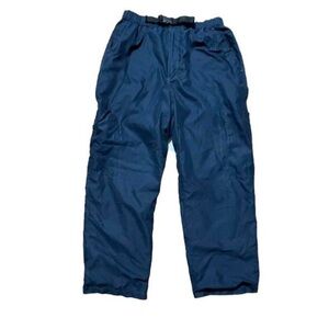 Vintage Y2K Old Navy Snow Pants Navy Blue Jersey Lined Men’s Size Large